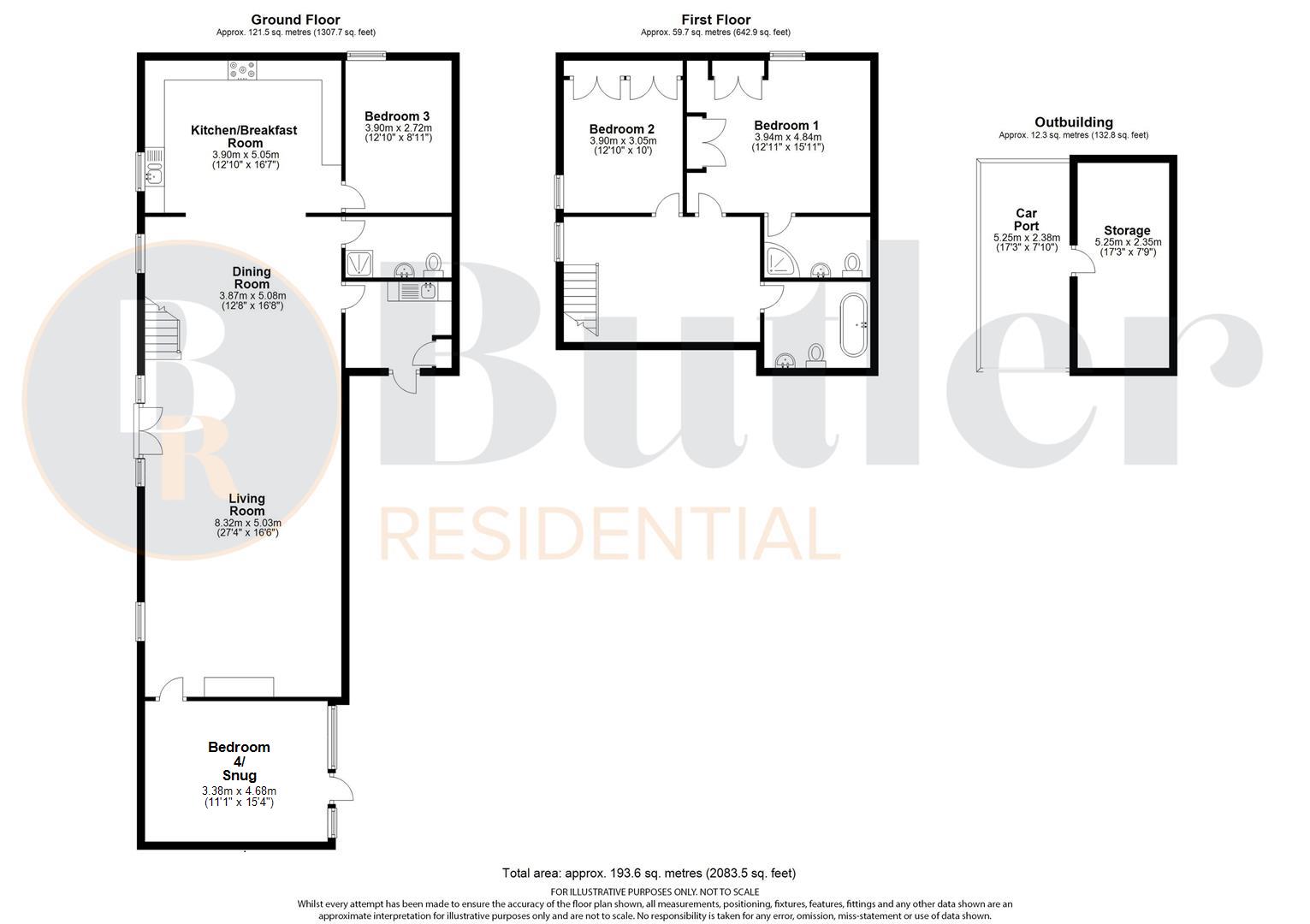 4 bed barn conversion for sale in High Street, Walkern - Property Floorplan