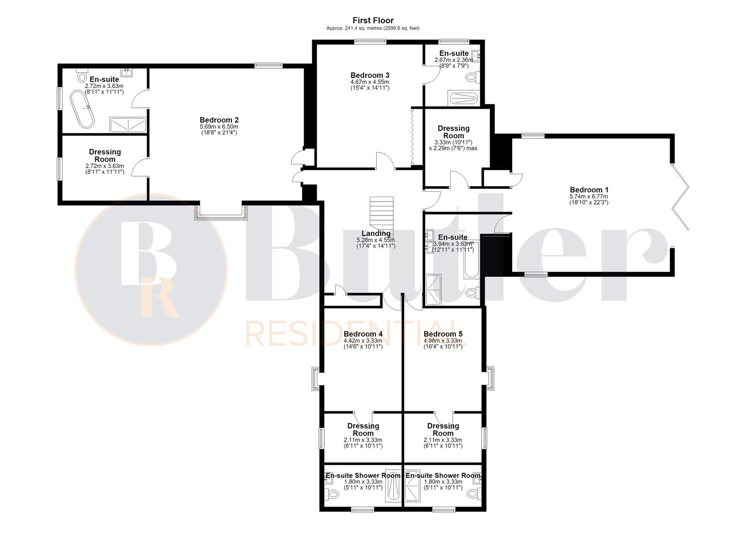 5 bed detached house for sale in Wintringham, St. Neots - Property Floorplan