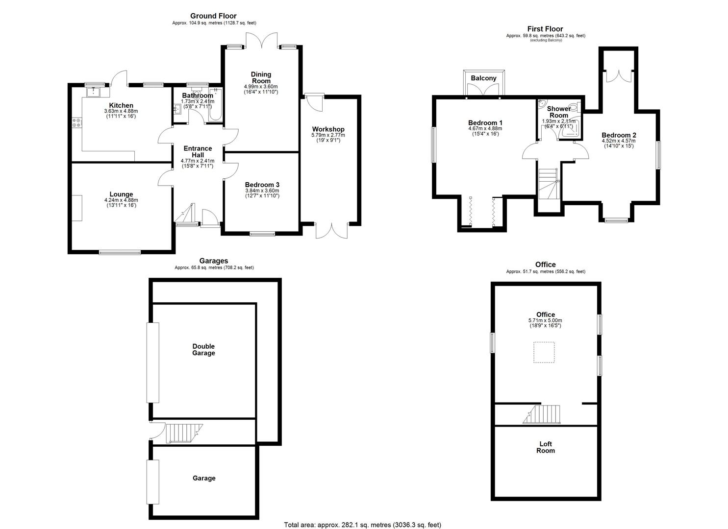8 bed detached house for sale in Baldock Road, Hitchin - Property Floorplan