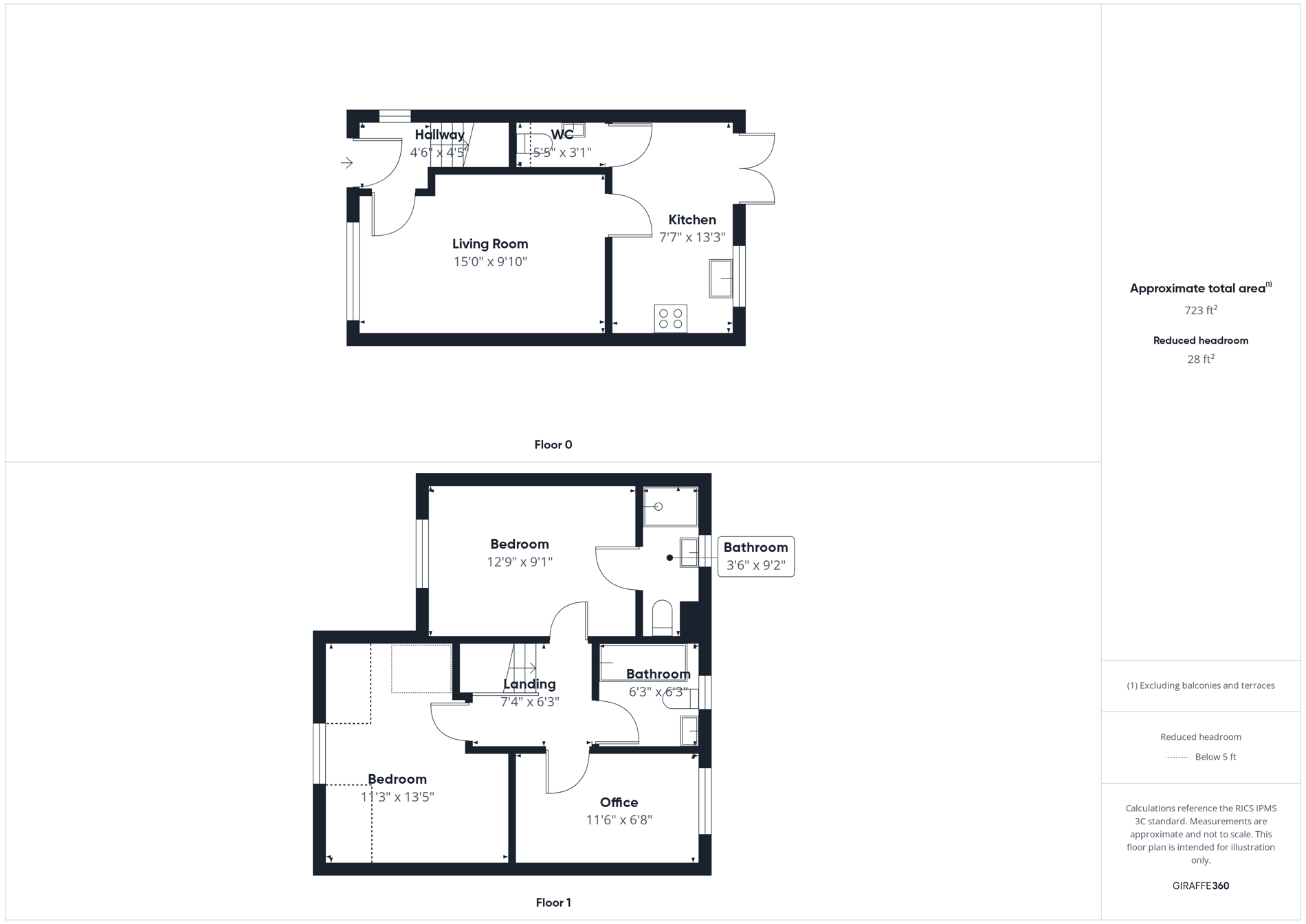 3 bed detached house for sale in Swan Lane, New Ollerton, NG22 - Property floorplan