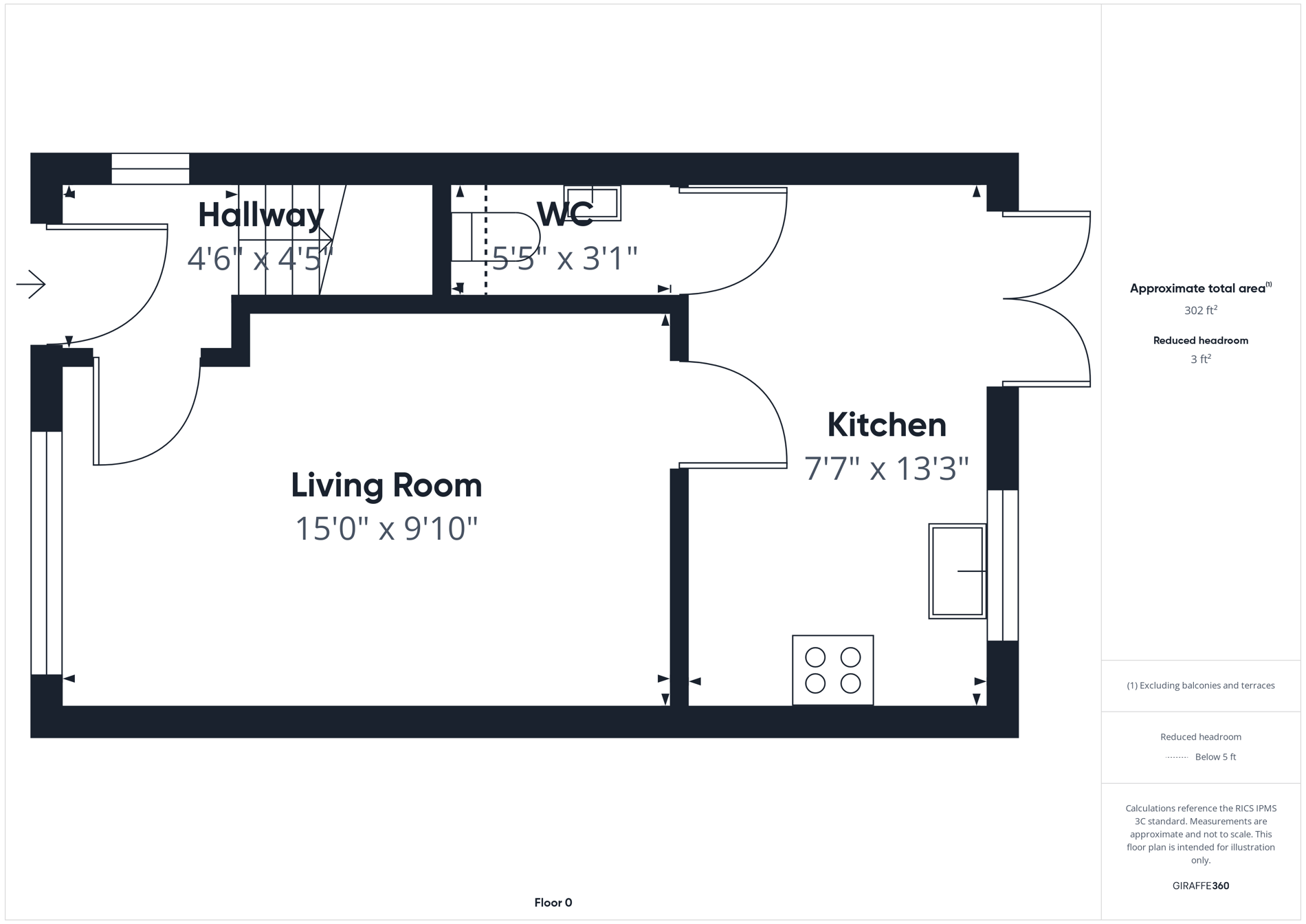 3 bed detached house for sale in Swan Lane, New Ollerton, NG22 - Property floorplan