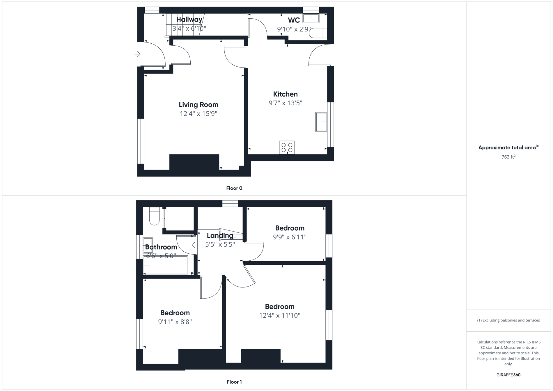 3 bed semi-detached house for sale in Walesby Lane, New Ollerton, NG22 - Property floorplan