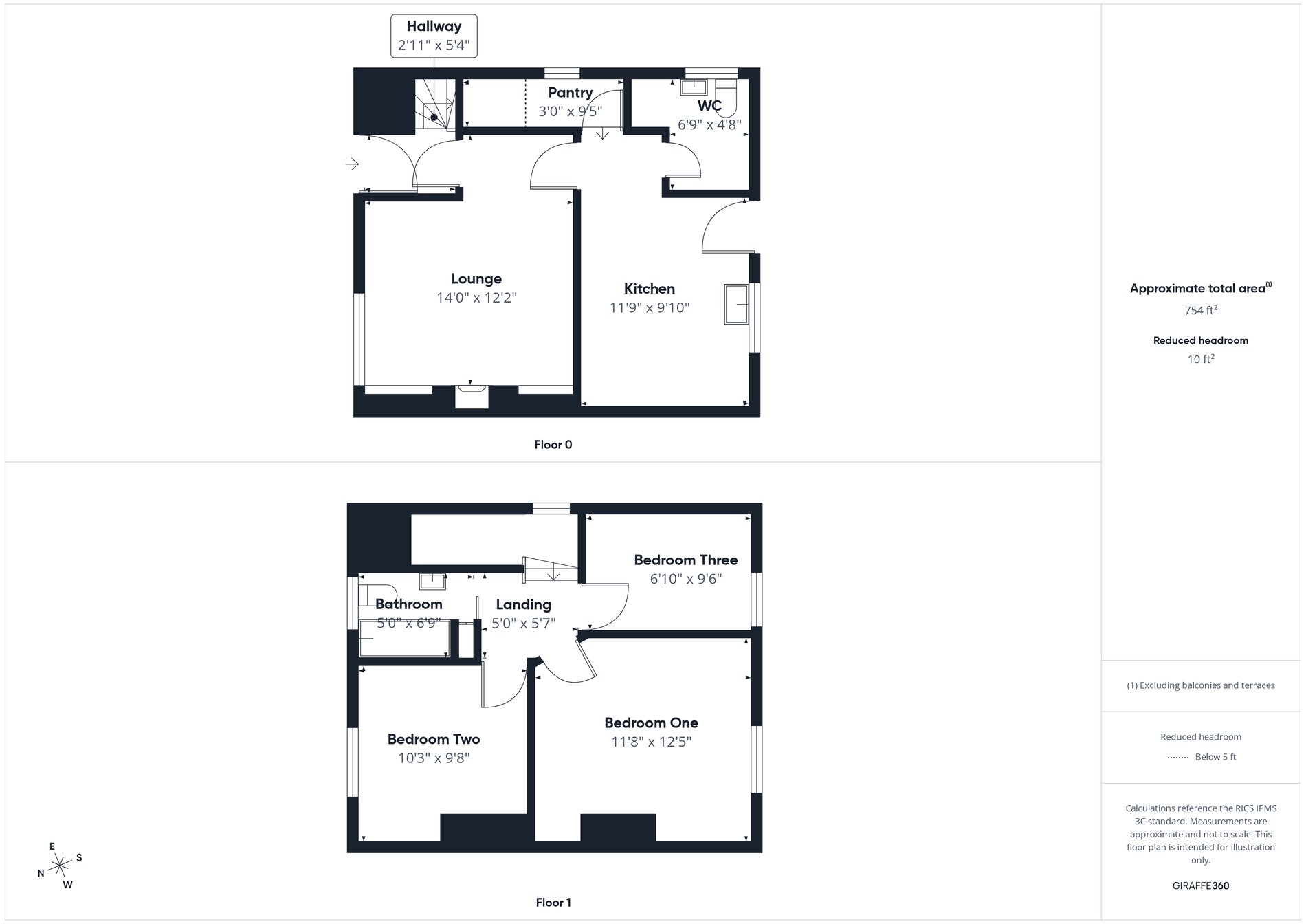 3 bed semi-detached house for sale in Poplar Street, New Ollerton, NG22 - Property floorplan