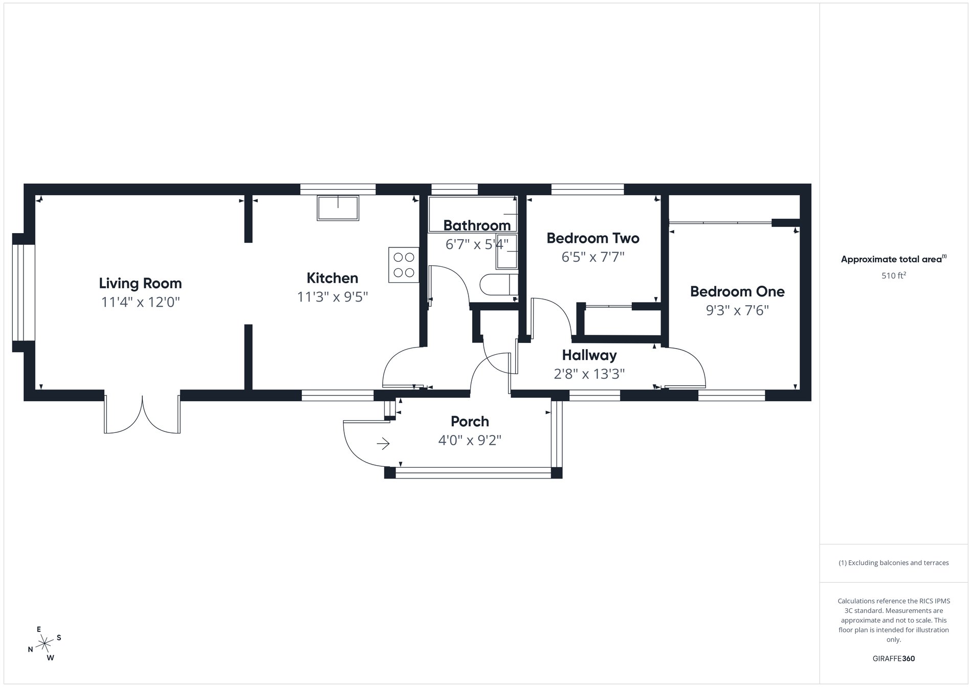 2 bed for sale in Fairholme Park, Ollerton, NG22 - Property floorplan