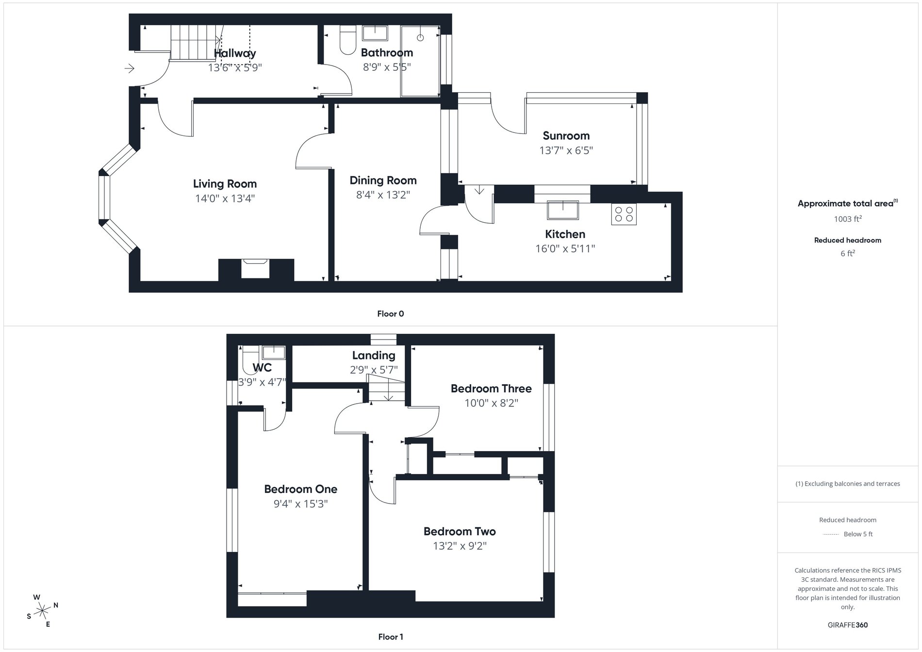 3 bed semi-detached house for sale in Hazel Road, New Ollerton, NG22 - Property floorplan