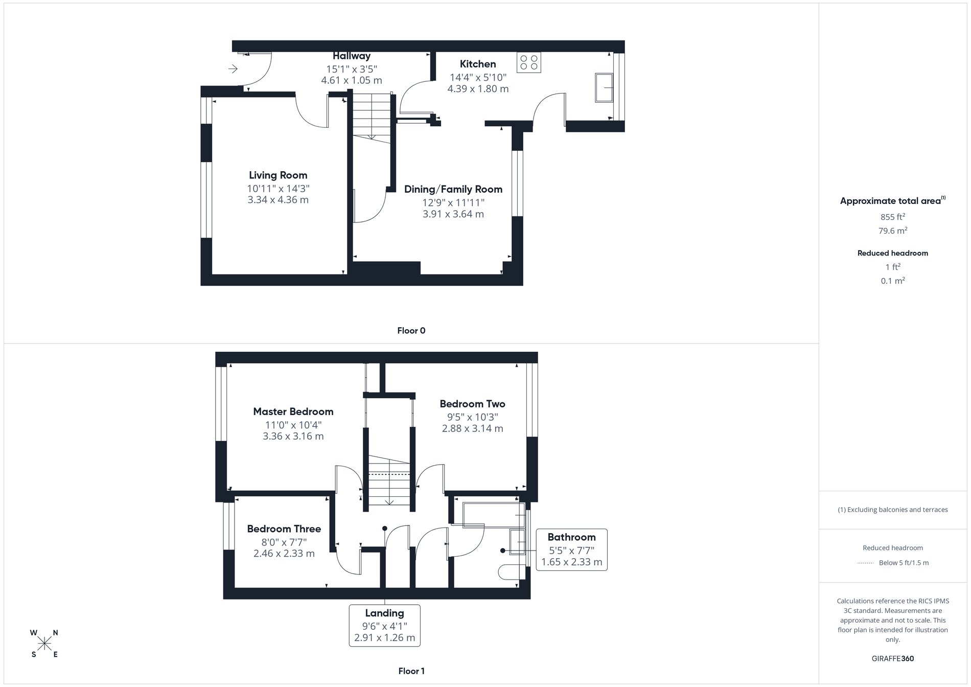 3 bed terraced house for sale in Kingsway Avenue, New Ollerton, NG22 - Property floorplan