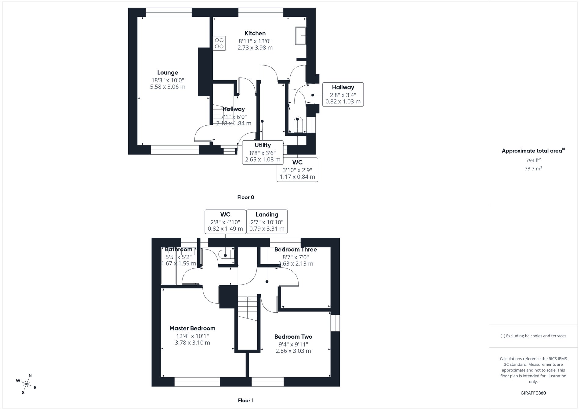 3 bed semi-detached house for sale in Whitewater Road, New Ollerton, NG22 - Property floorplan