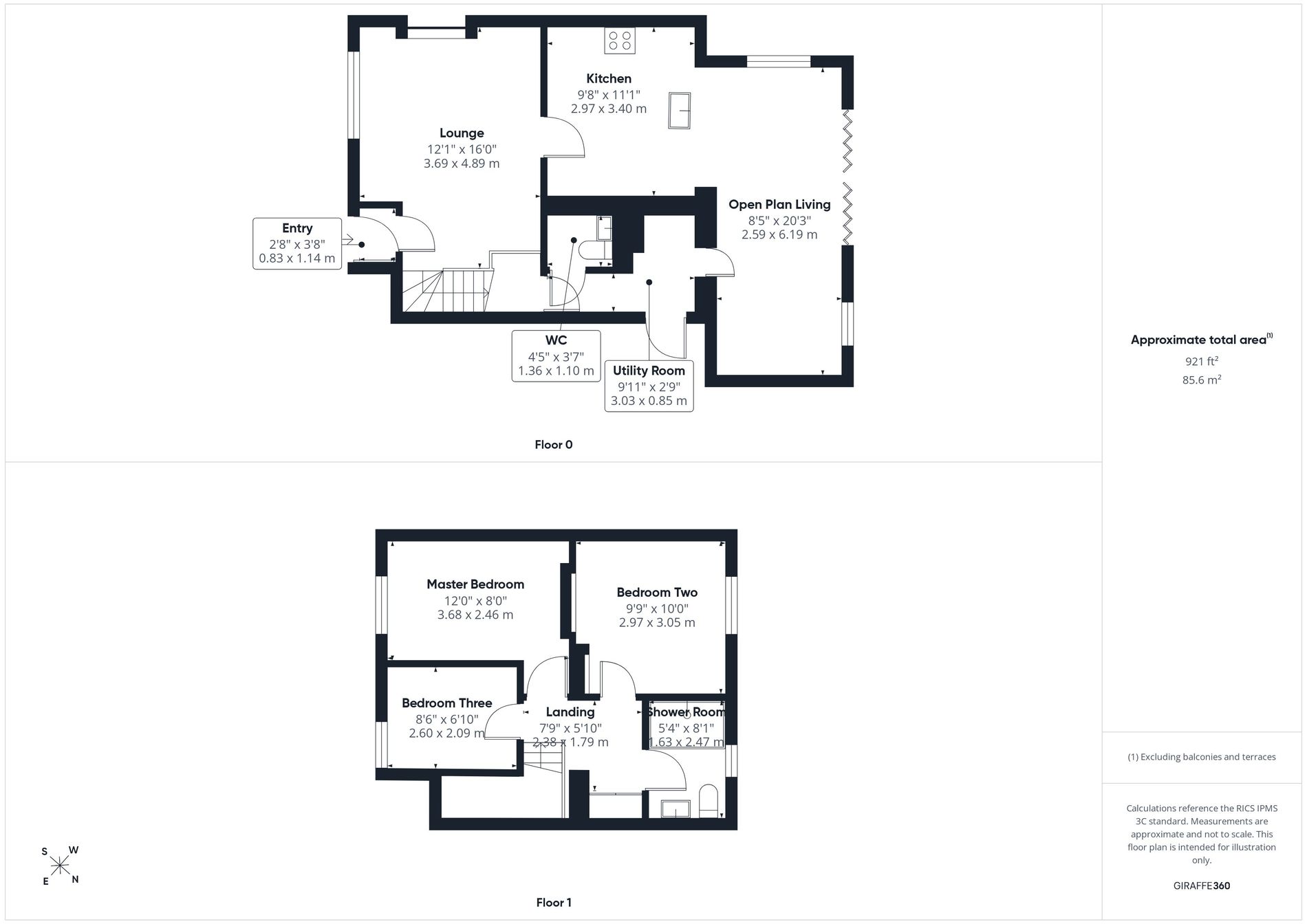 3 bed semi-detached house for sale in Whinney Lane, New Ollerton, NG22 - Property floorplan