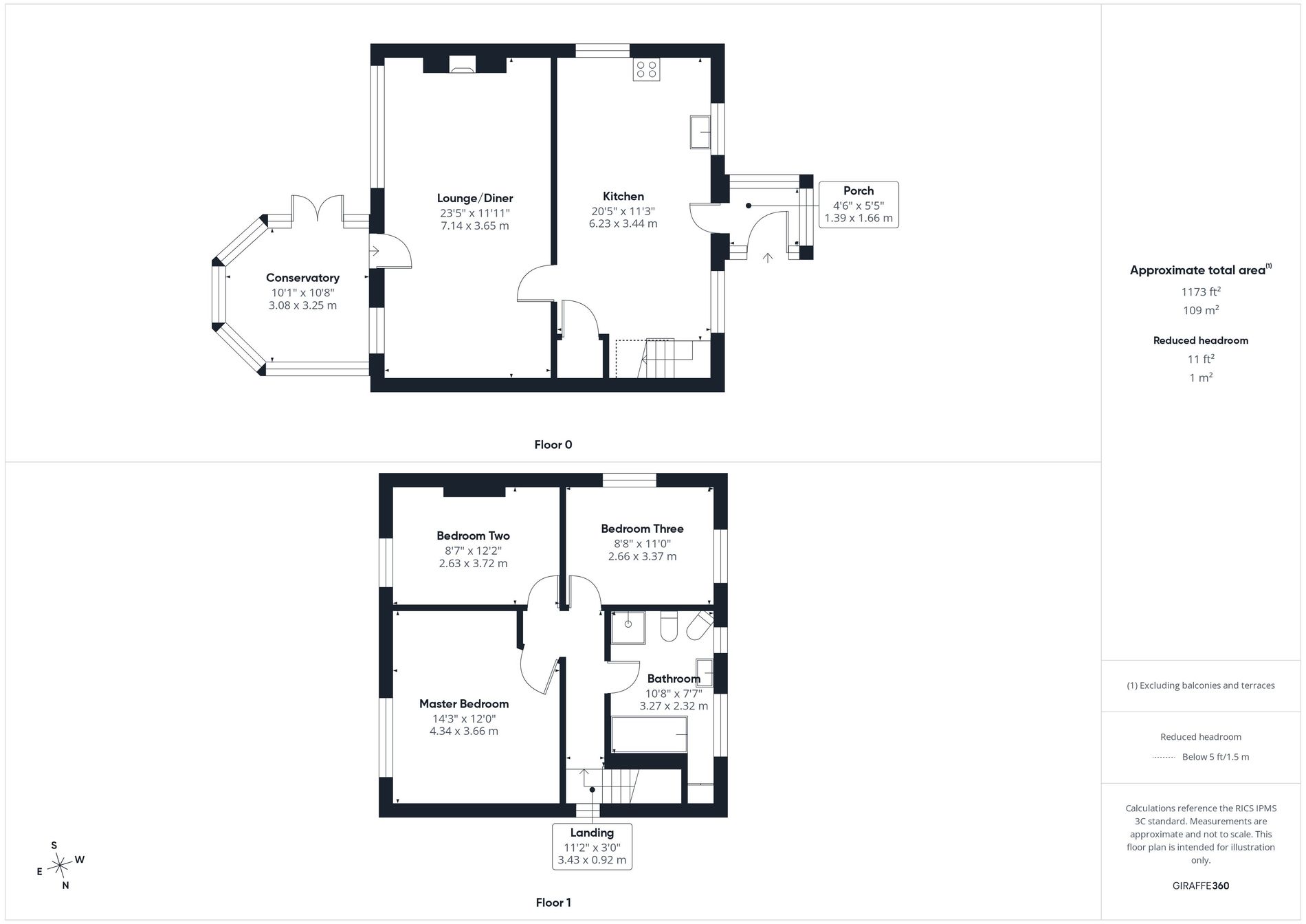 3 bed detached house for sale in Kirk Drive, Boughton, NG22 - Property floorplan
