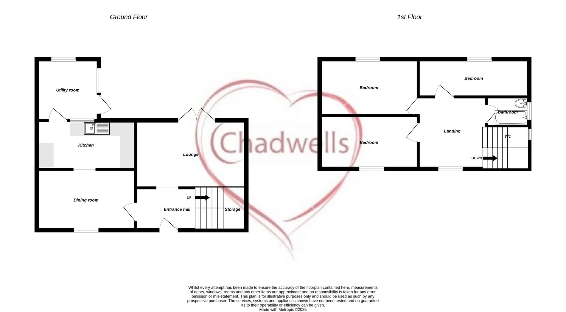 3 bed semi-detached house to rent in Hawthorn Drive, New Ollerton, NG22 - Property floorplan
