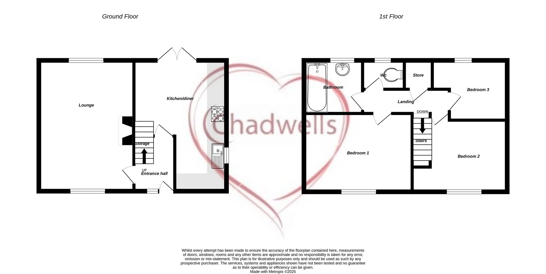 3 bed semi-detached house to rent in Breck Bank Crescent, New Ollerton, NG22 - Property floorplan