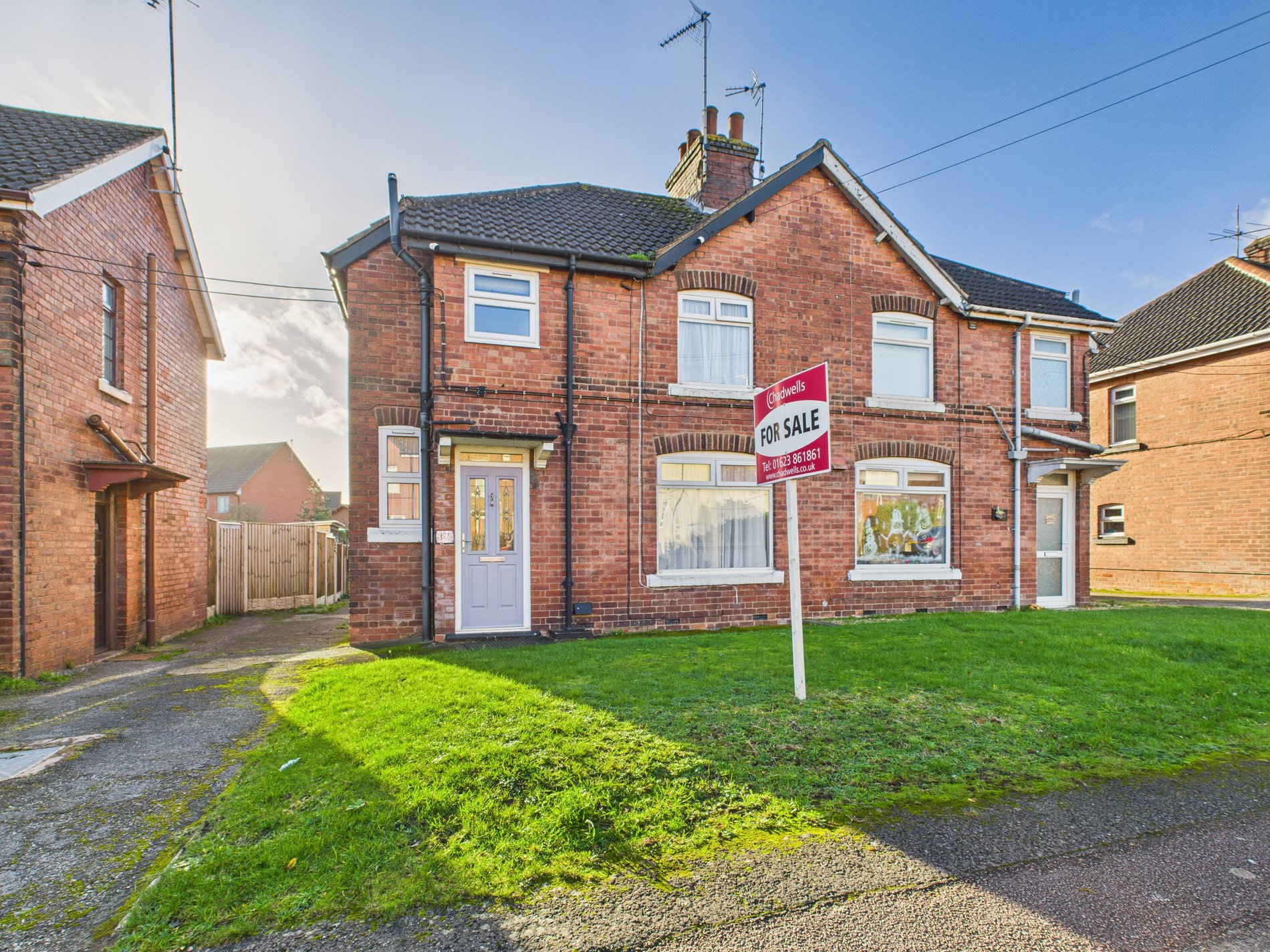 3 bed semi-detached house for sale in Poplar Street, New Ollerton, NG22  - Property Image 1