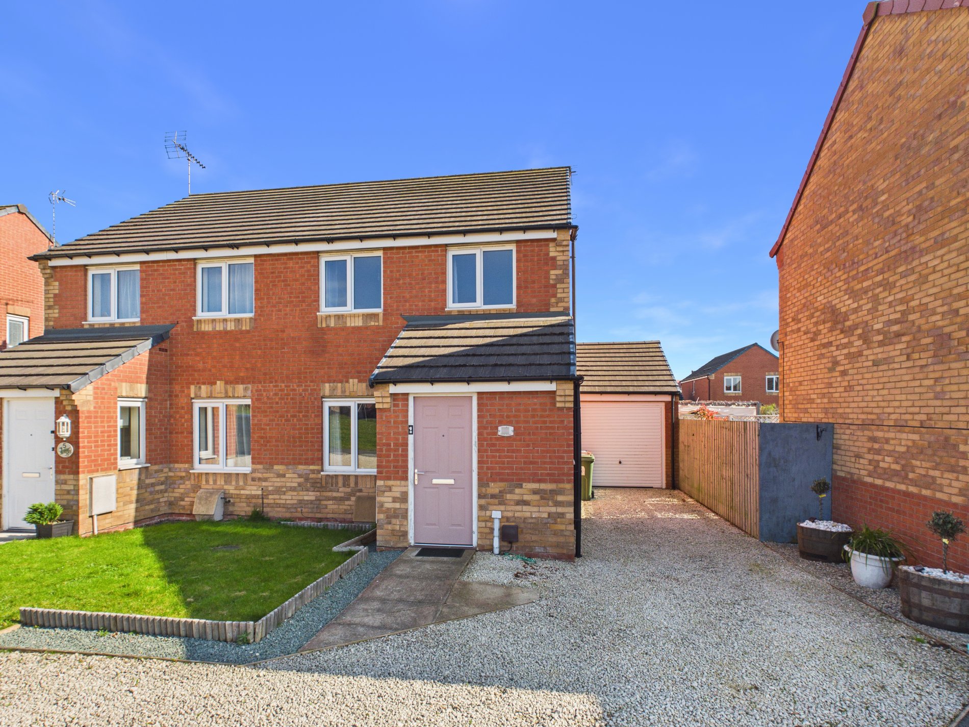 3 bed semi-detached house for sale in Griffin Road, New Ollerton, NG22