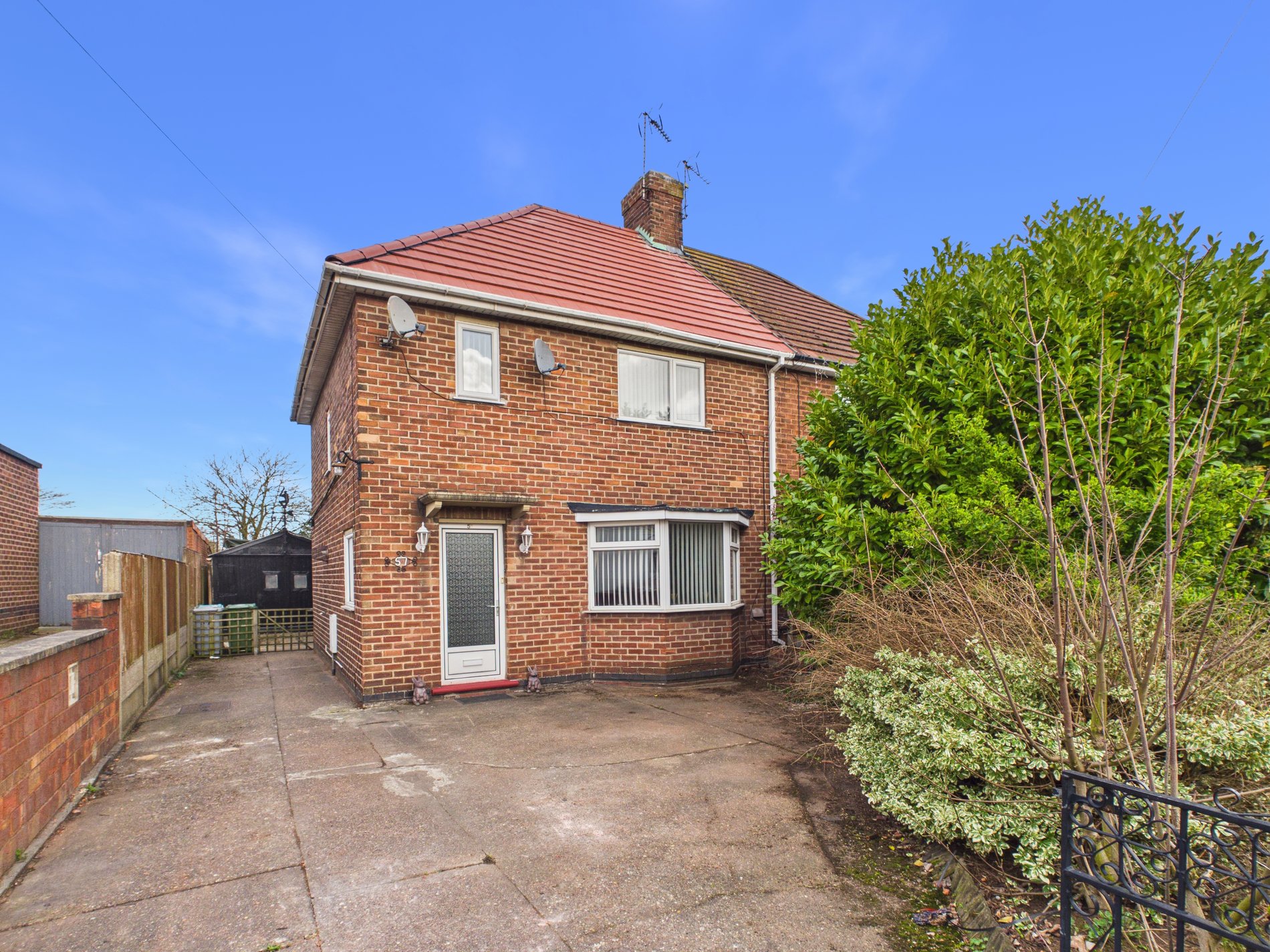 3 bed semi-detached house for sale in Hazel Road, New Ollerton, NG22