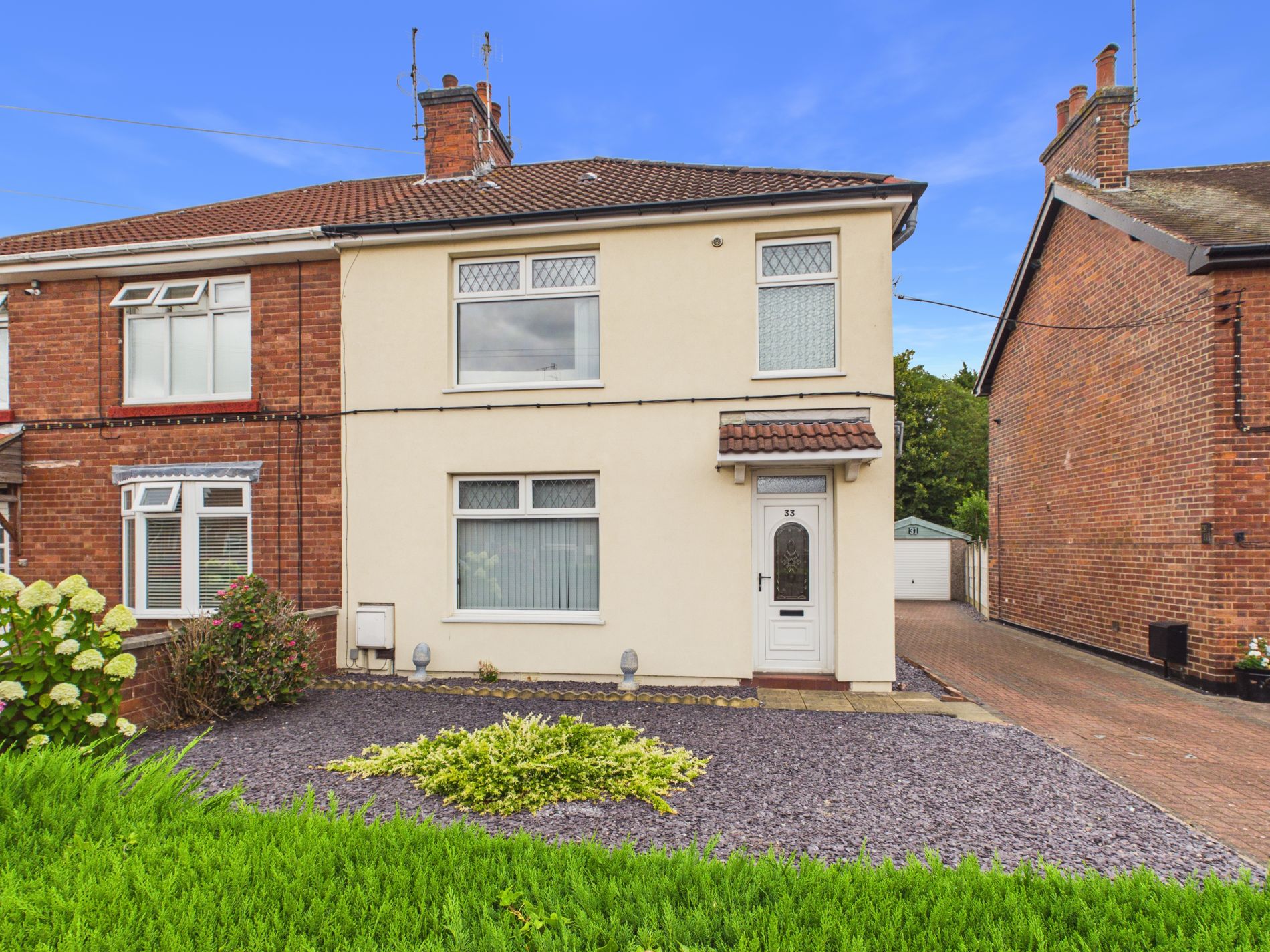 3 bed semi-detached house for sale in Whinney Lane, New Ollerton, NG22