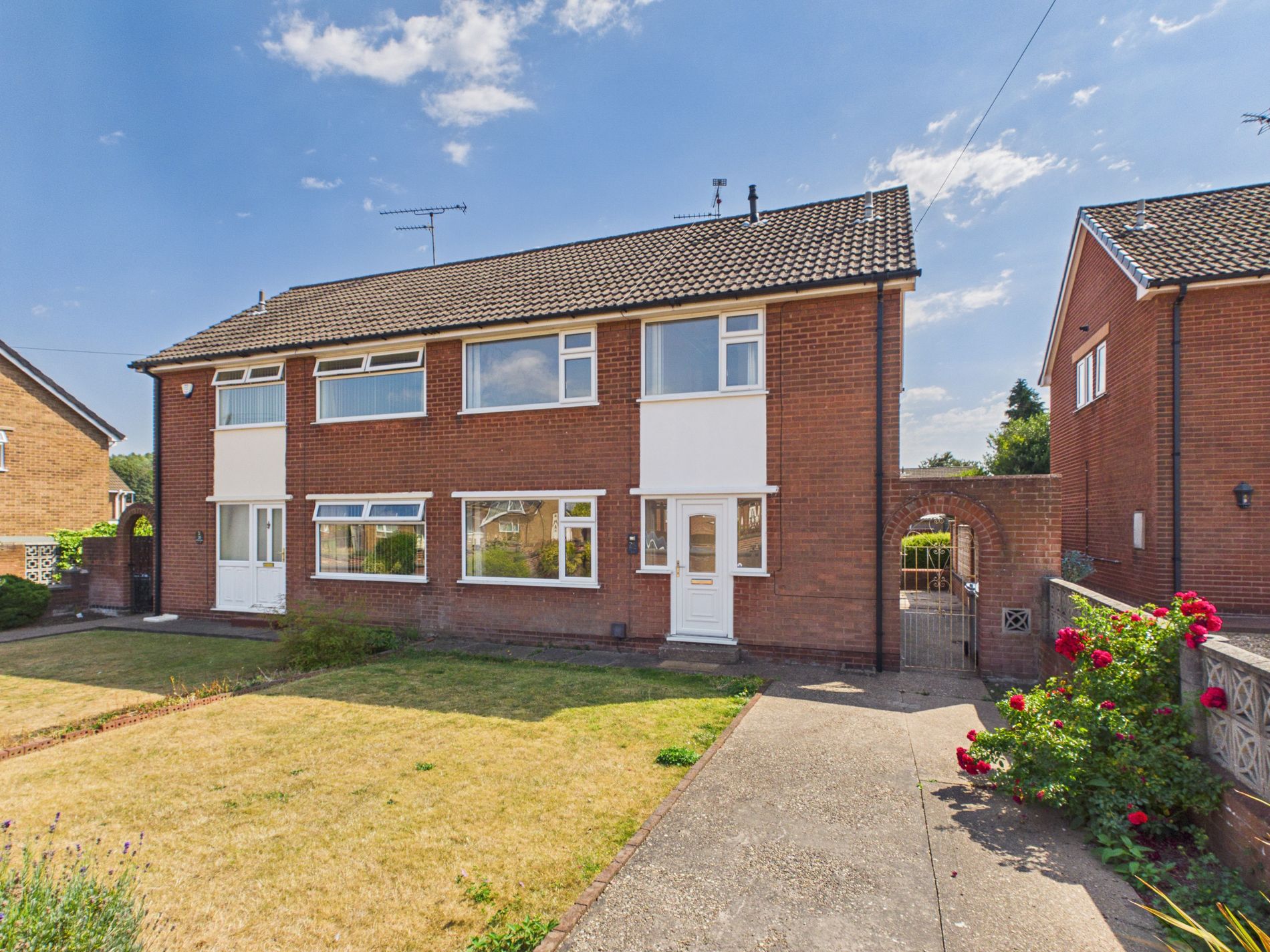 3 bed semi-detached house for sale in Hawthorn Drive, New Ollerton, NG22