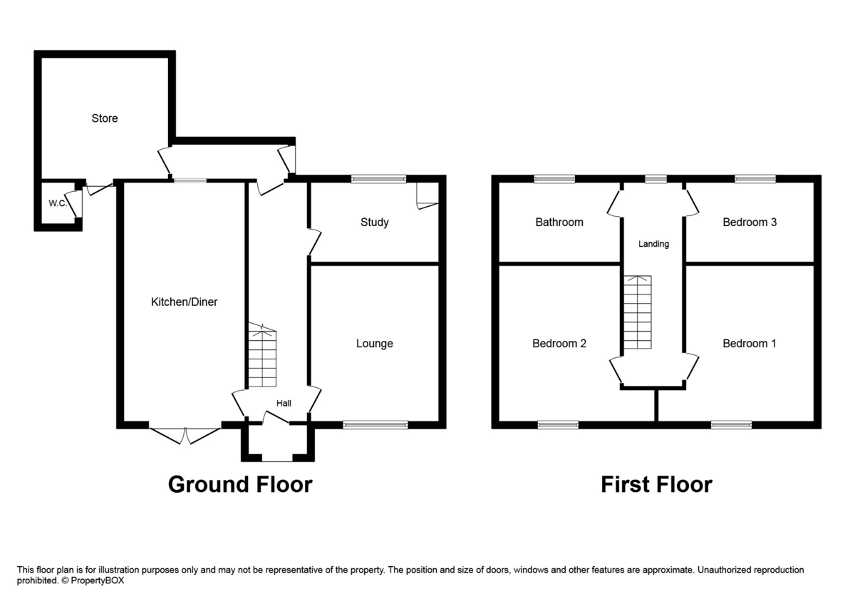 3 bed detached house for sale in Kings Hill, Hengoed - Property floorplan