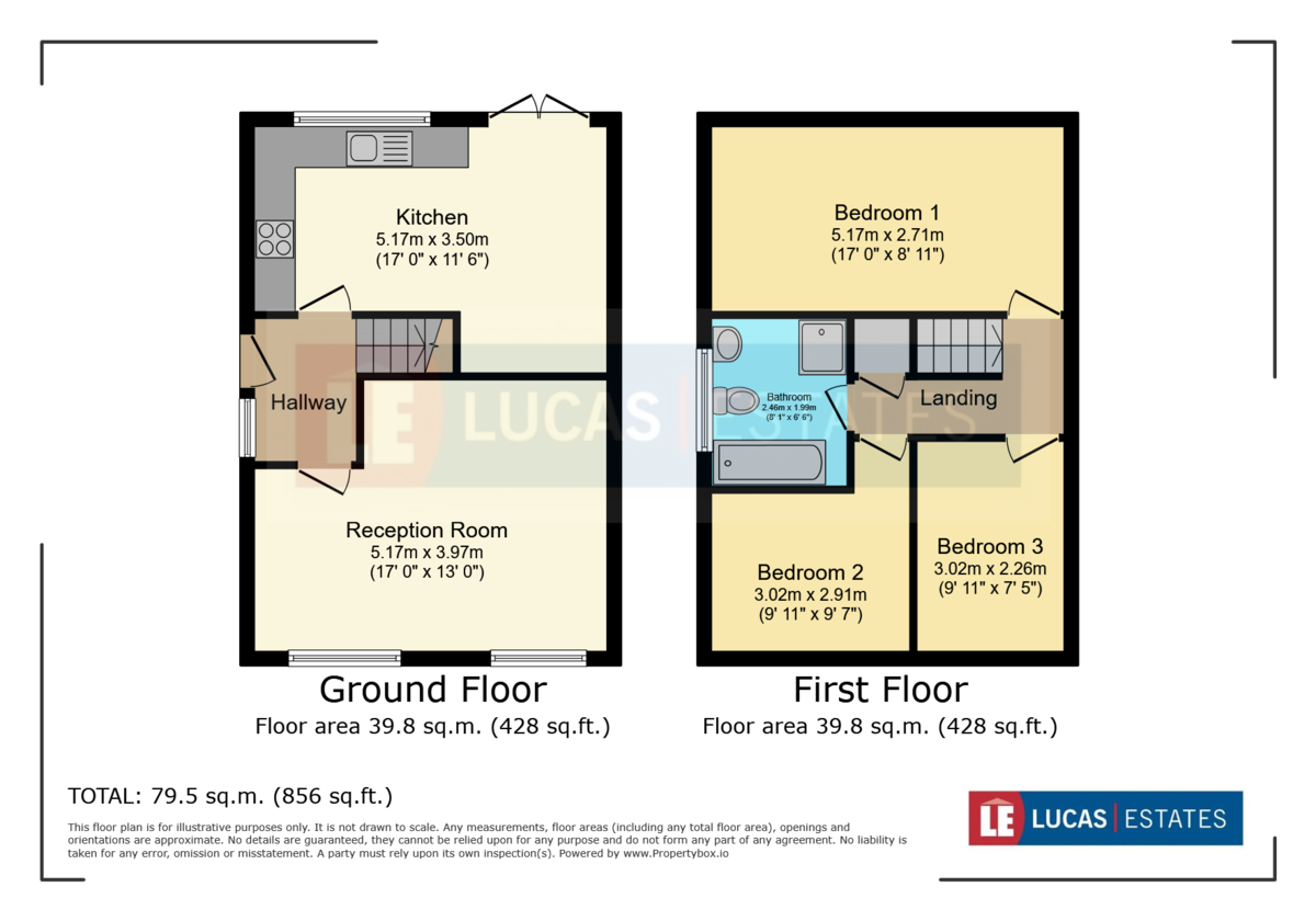 3 bed detached house for sale in Bryn Lane, Pontllanfraith, Blackwood - Property floorplan