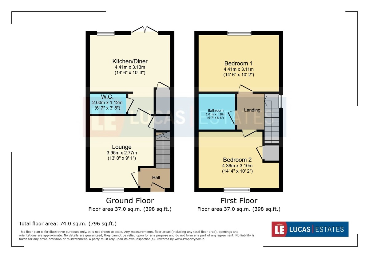 2 bed semi-detached house for sale in Brynffynnon, Crumlin, Newport - Property floorplan