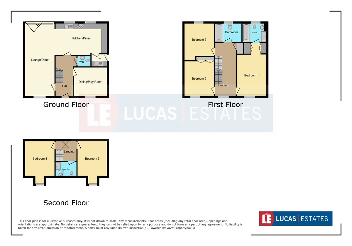5 bed detached house for sale in Buzzard Way, Penallta, Hengoed - Property floorplan