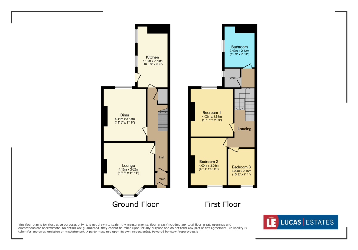 3 bed terraced house for sale in High Street, Newbridge, Newport - Property floorplan