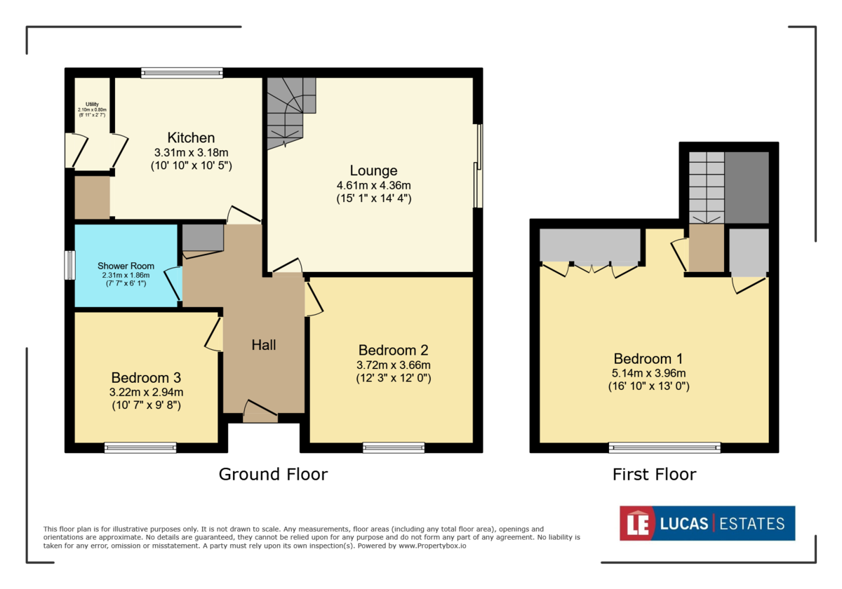 3 bed detached bungalow for sale in Tyn-y-coed, Ystrad Mynach - Property floorplan