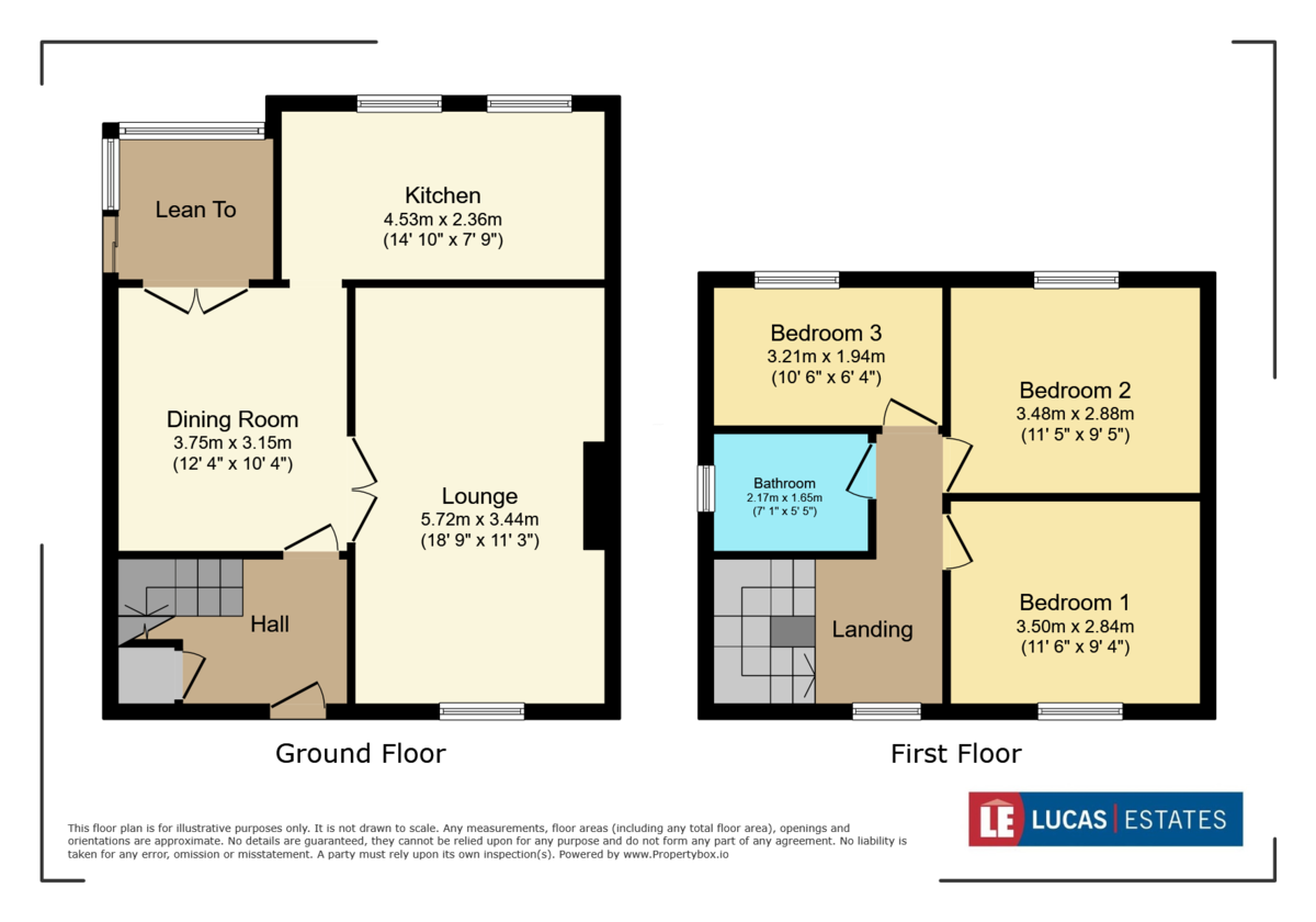 3 bed semi-detached house for sale in Woodfield Terrace, Tir-y-berth, Hengoed - Property floorplan