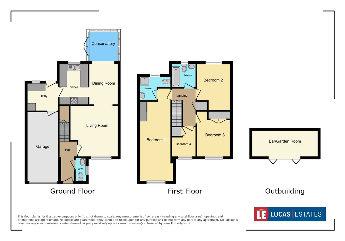4 bed detached house for sale in Bryn Awelon, Penpedairheol - Property floorplan