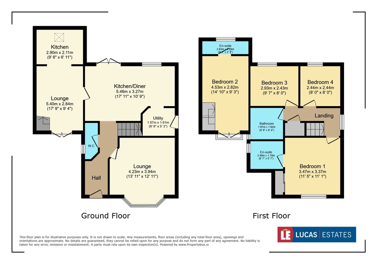 4 bed detached house for sale in Hafod Goch, Hengoed - Property floorplan