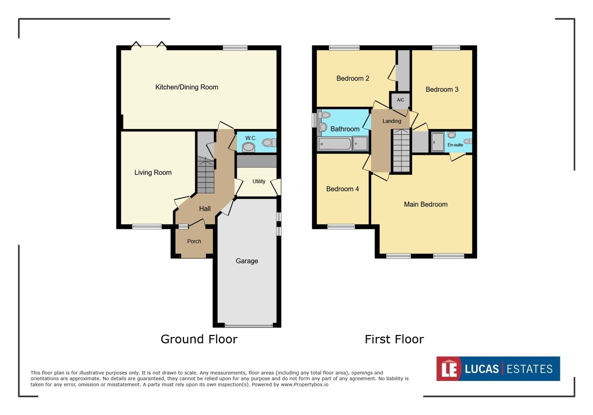 4 bed detached house for sale in Glan-Yr-Afon Lane, Fleur De Lis - Property floorplan