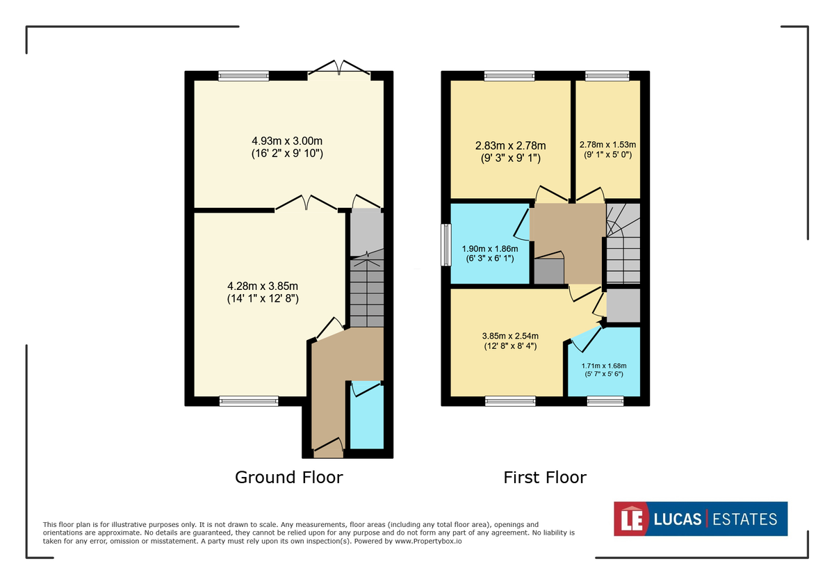 3 bed link detached house for sale in Cae Canol, Hengoed - Property floorplan