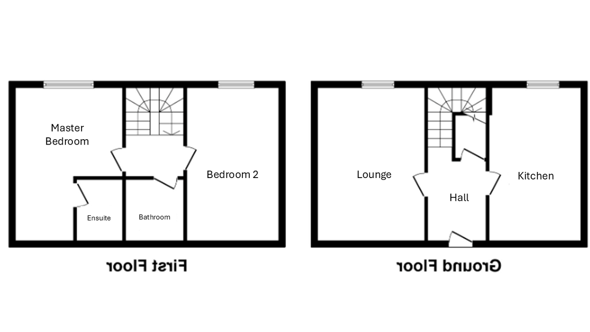 2 bed maisonette for sale in Winding Wheel Lane, Penallta - Property floorplan