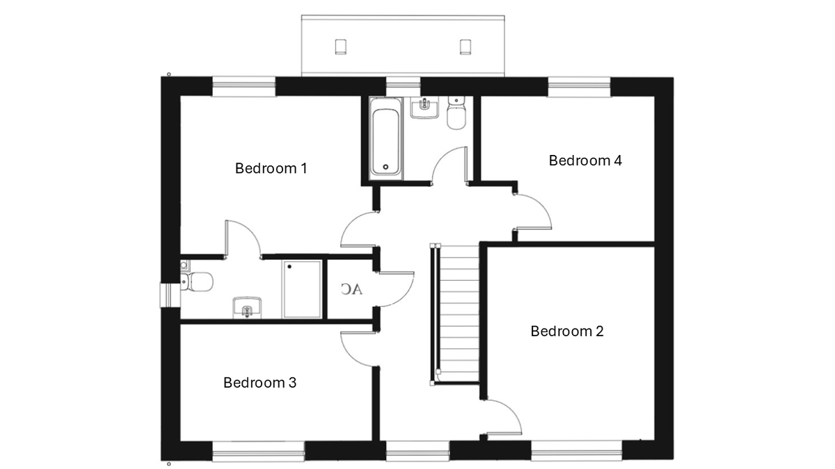 4 bed detached house for sale in Birch Way, Aberbargoed - Property floorplan