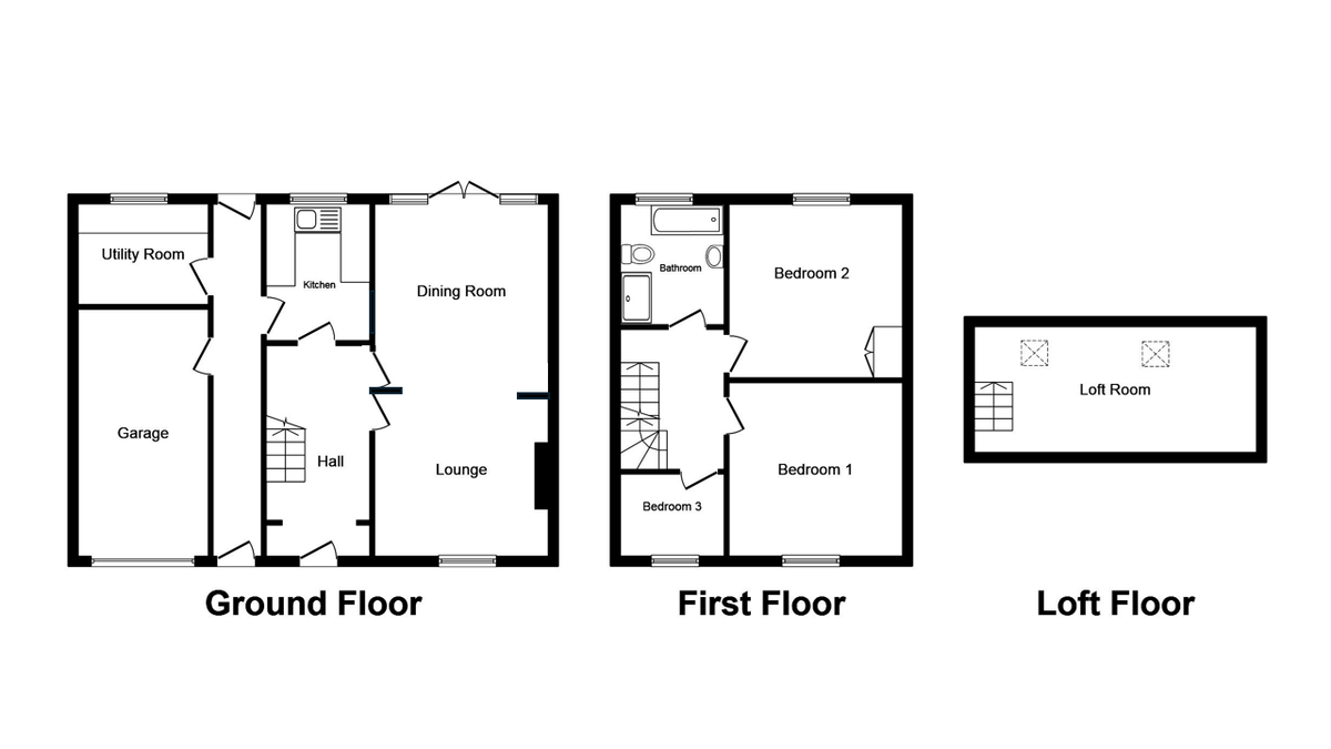 4 bed semi-detached house for sale in St. Deinols Close, Pengam - Property floorplan