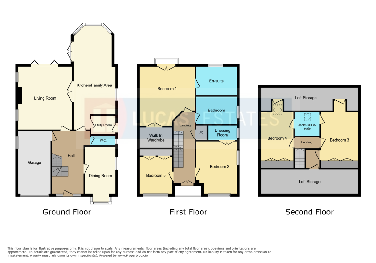 5 bed detached house for sale in Gellideg Lane, Maesycwmmer - Property floorplan