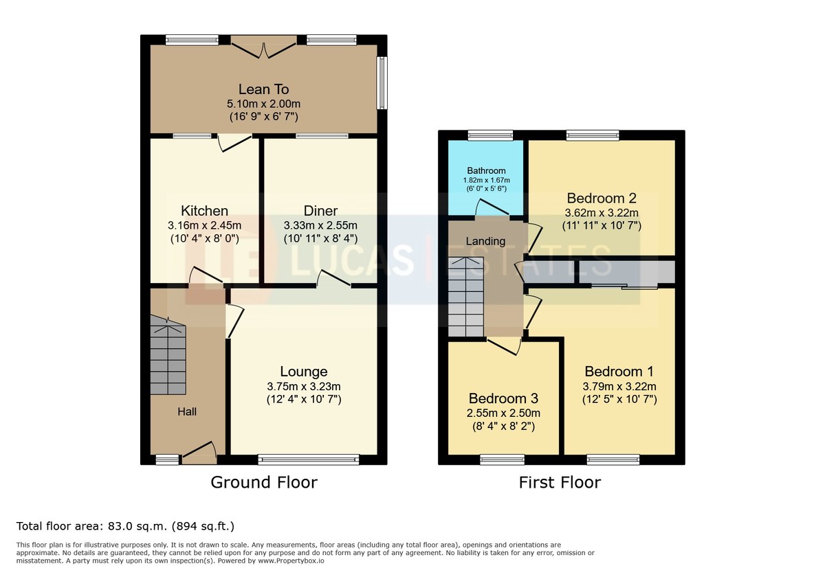 3 bed semi-detached house for sale in Rhosili Road, Cefn Hengoed - Property floorplan