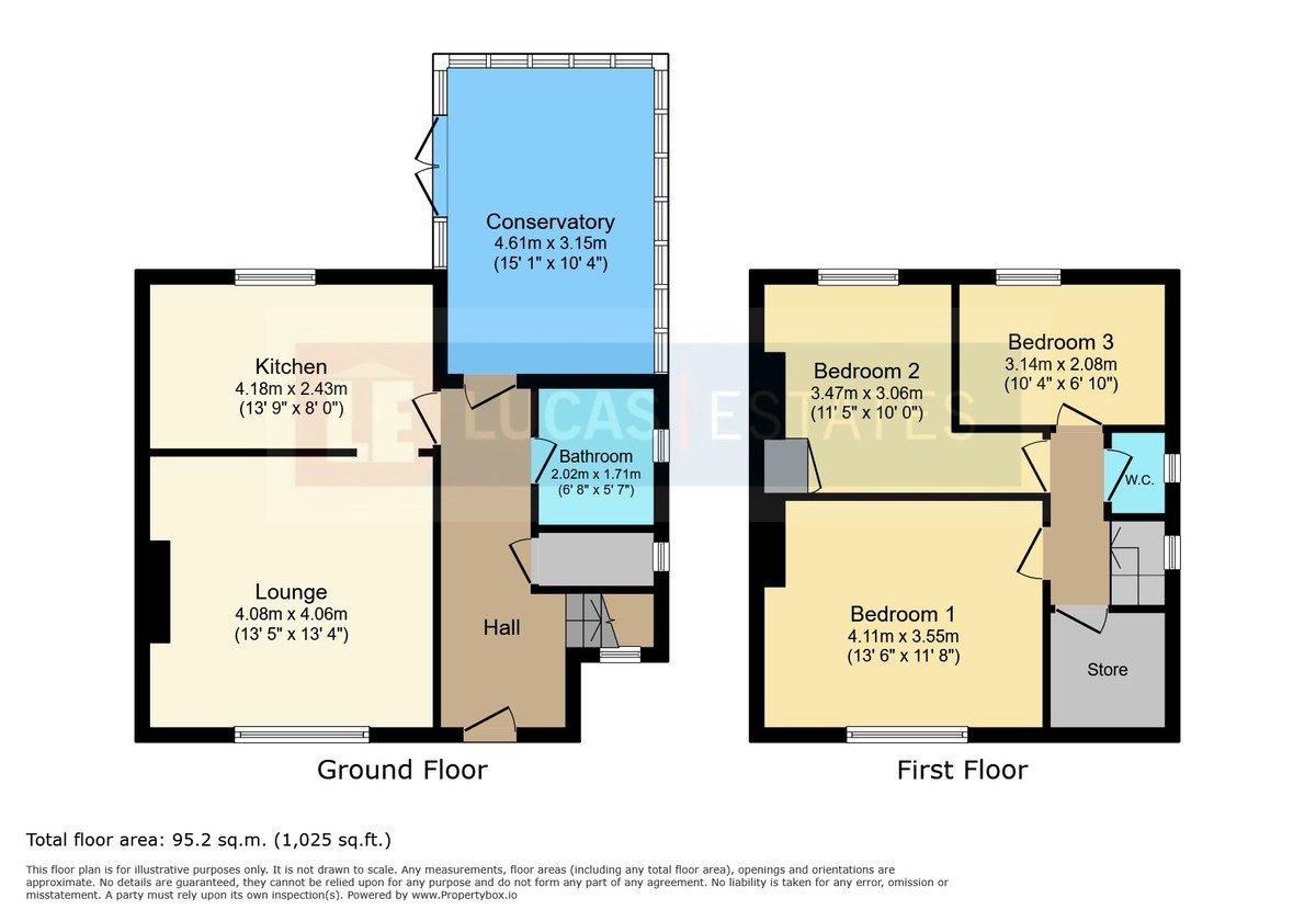 3 bed semi-detached house for sale in Heolddu Avenue, Bargoed, CF81 - Property floorplan