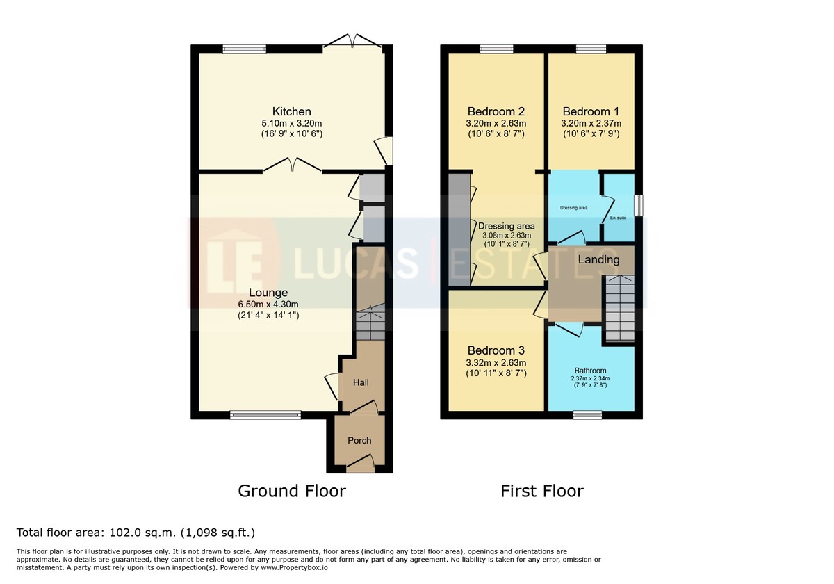 3 bed semi-detached house for sale in Oakdale, Blackwood - Property floorplan