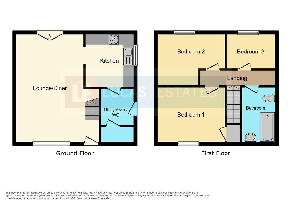 3 bed semi-detached house for sale in Greenhill Place, Gelligaer - Property floorplan