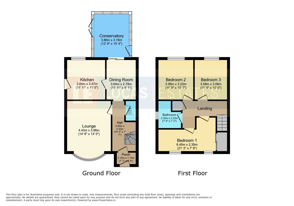 3 bed detached house for sale in Julian Heights, Fleur De Lis, NP12 - Property floorplan