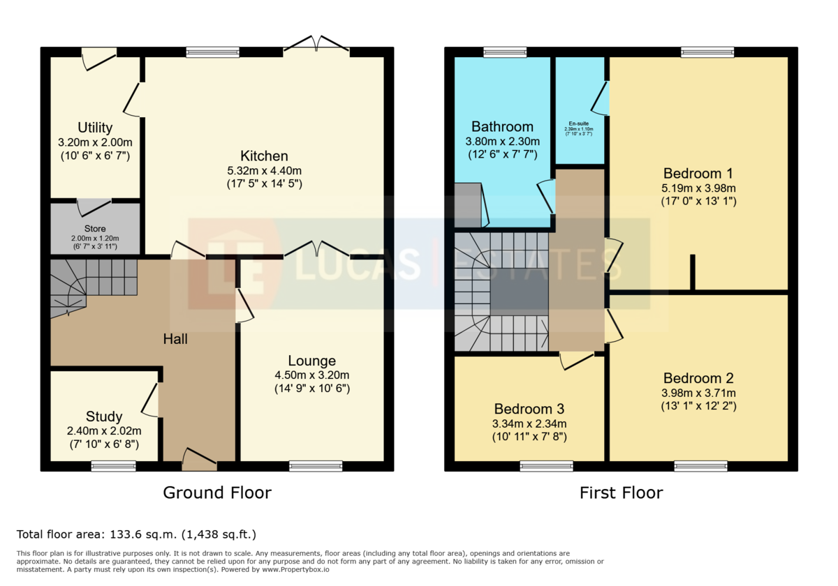 3 bed semi-detached house for sale in Sannan Street, Aberbargoed - Property floorplan