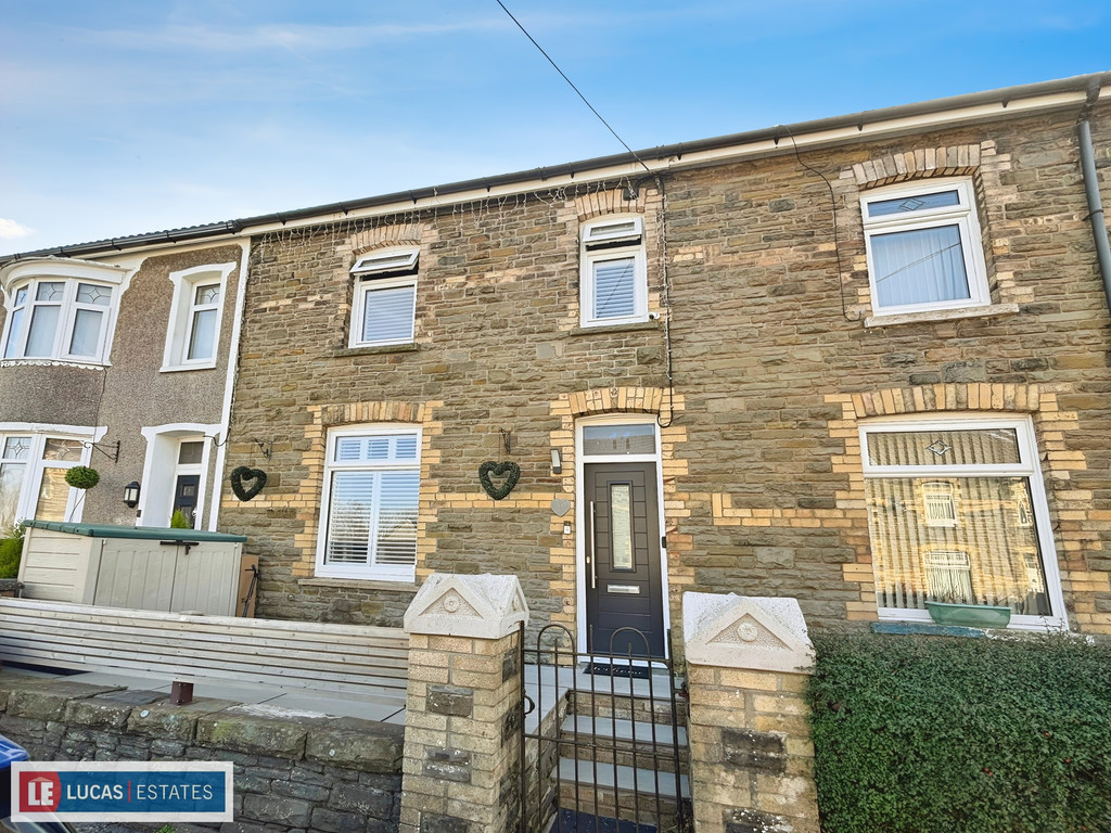 3 bed terraced house for sale in North Avenue, Maesycwmmer, Caerphilly County Borough  - Property Image 1
