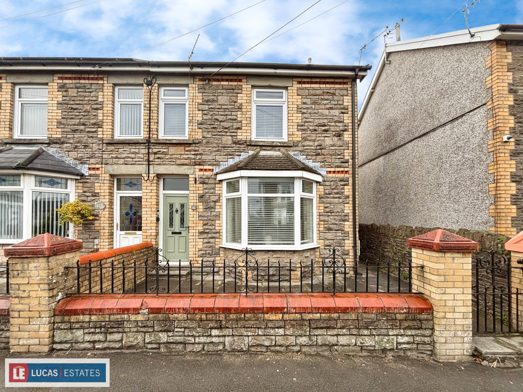 3 bed semi-detached house for sale in Lewis Street, Ystrad Mynach  - Property Image 1