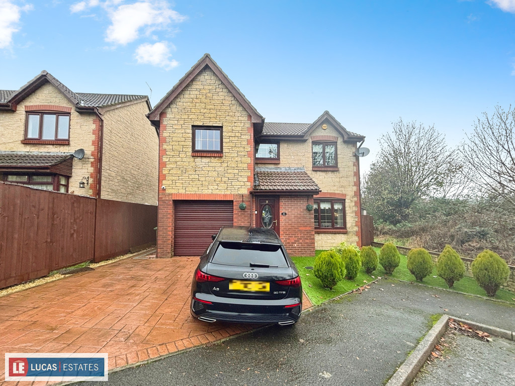 4 bed detached house for sale in Bryn Awelon, Penpedairheol - Property Image 1