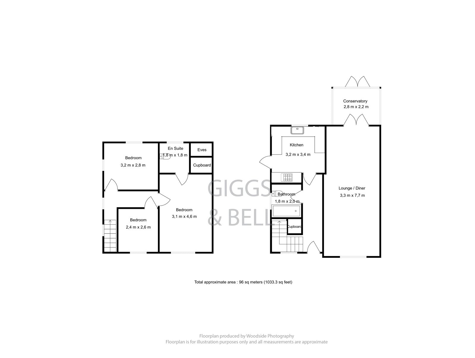 3 bed semi-detached house for sale in Forrest Crescent - Property Floorplan