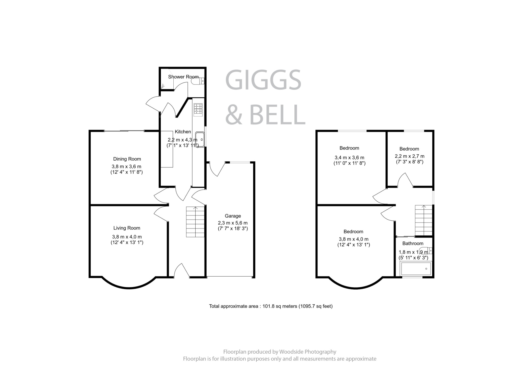 3 bed semi-detached house for sale in St Ethelbert Avenue, Luton - Property Floorplan