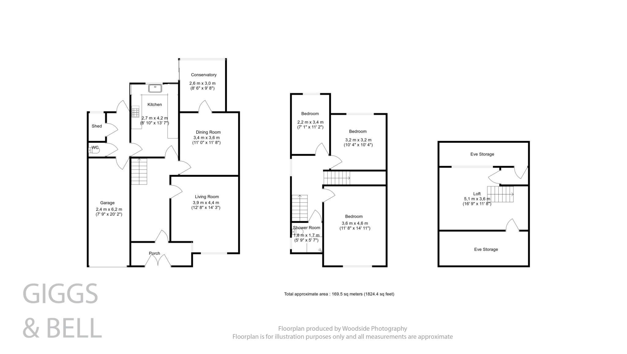 4 bed semi-detached house for sale in Bushmead Road, Luton - Property Floorplan