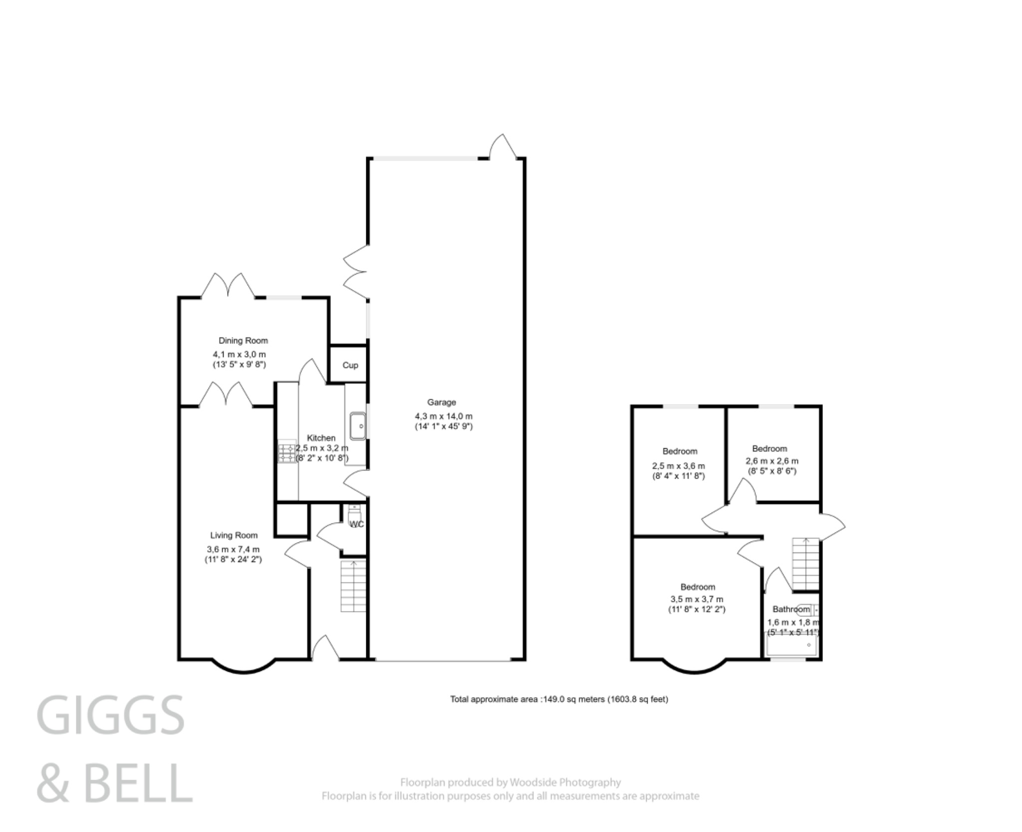 3 bed semi-detached house for sale in Meyrick Avenue, Luton - Property Floorplan