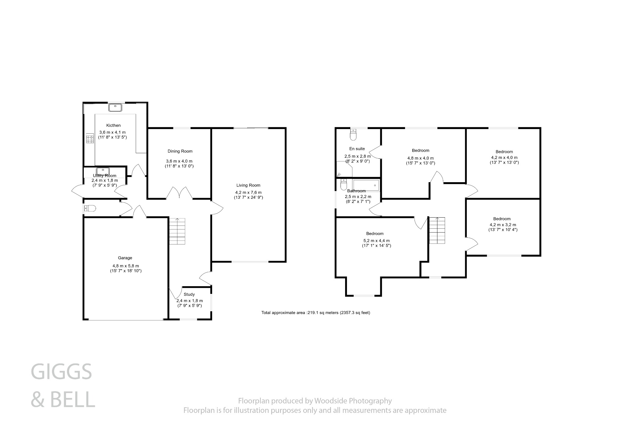 4 bed detached house for sale in Clinton Avenue, Luton - Property Floorplan