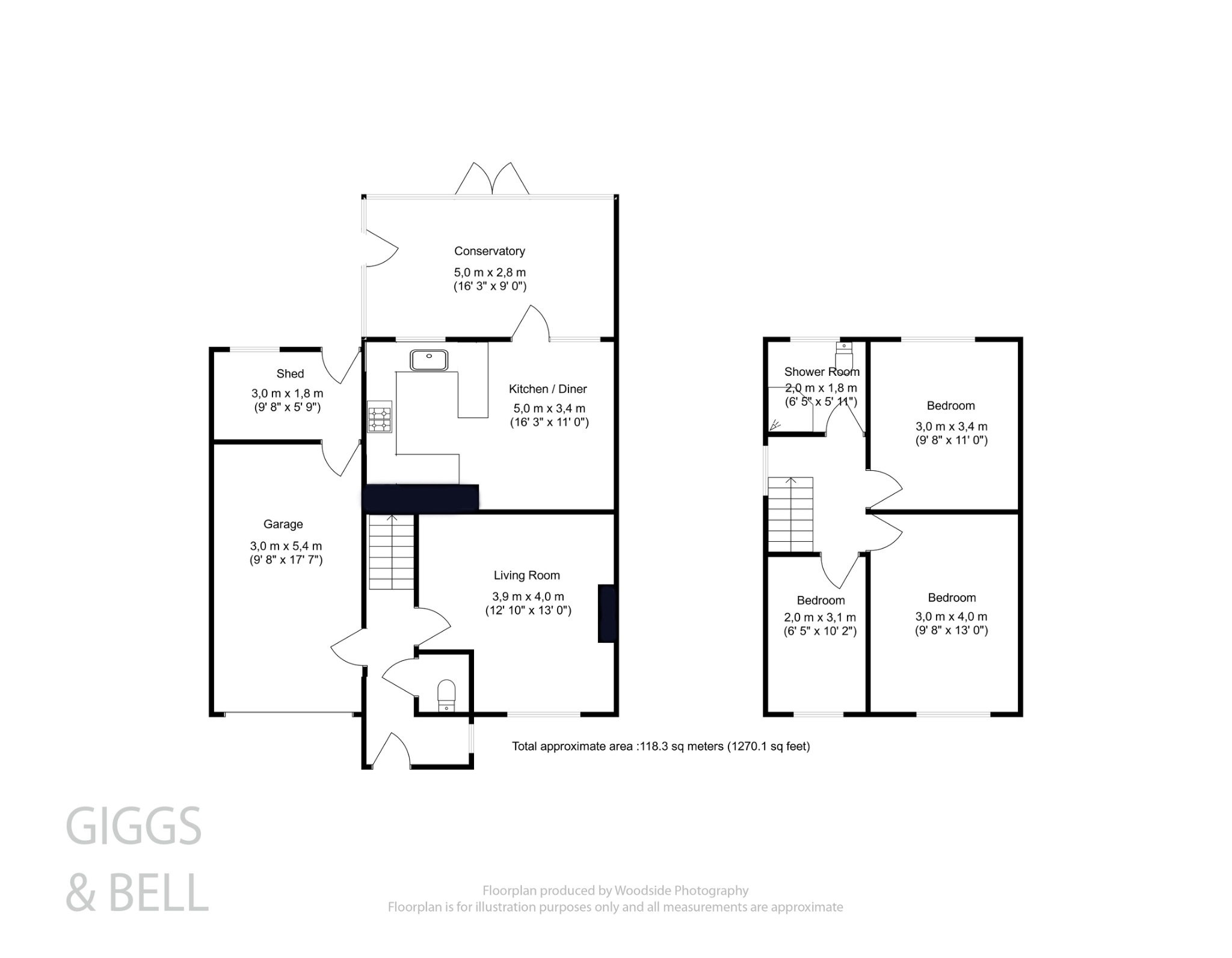 3 bed semi-detached house for sale in Ketton Close, Luton - Property Floorplan